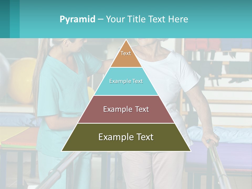 A Nurse And A Patient Shaking Hands In A Hospital PowerPoint Template