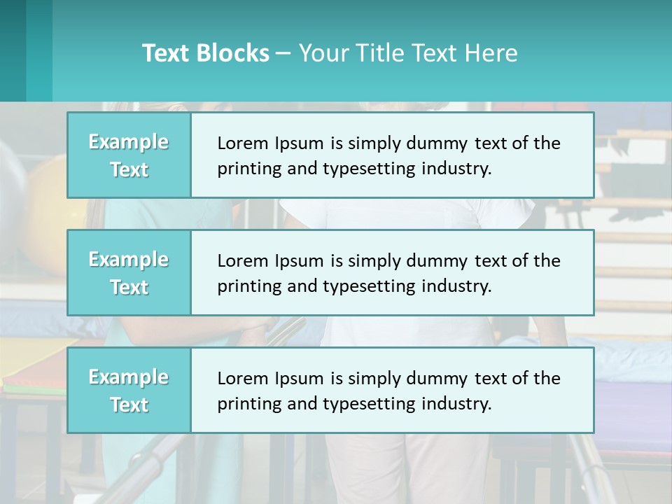 A Nurse And A Patient Shaking Hands In A Hospital PowerPoint Template