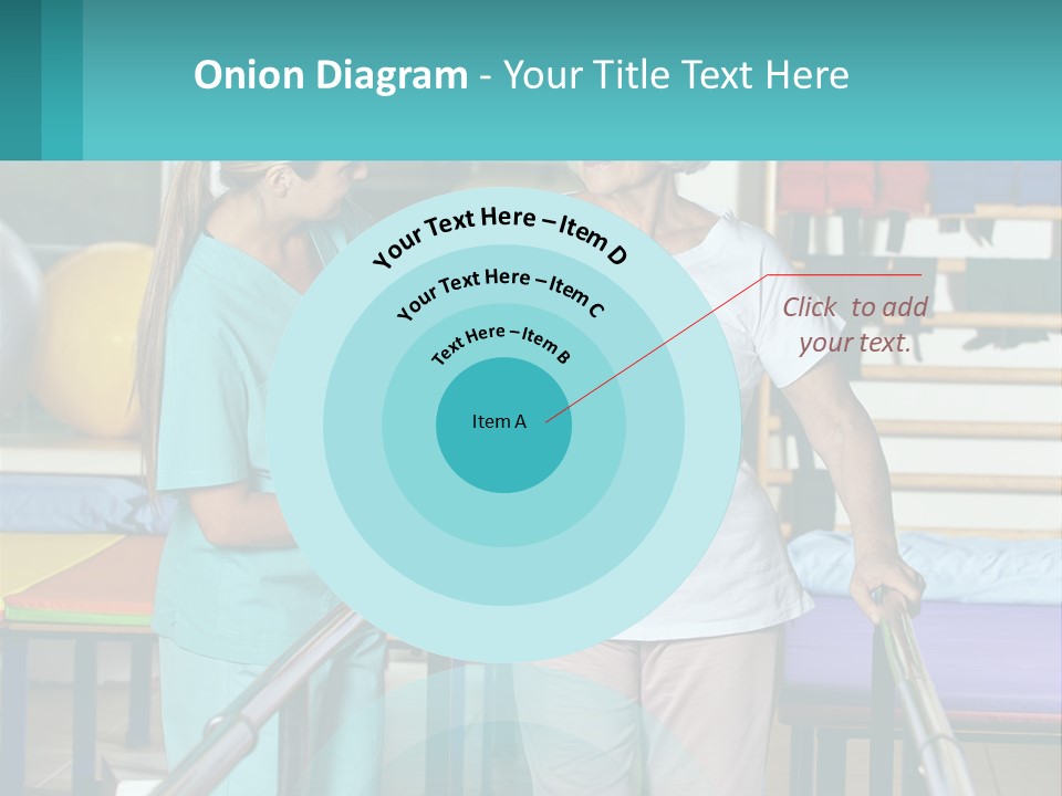A Nurse And A Patient Shaking Hands In A Hospital PowerPoint Template