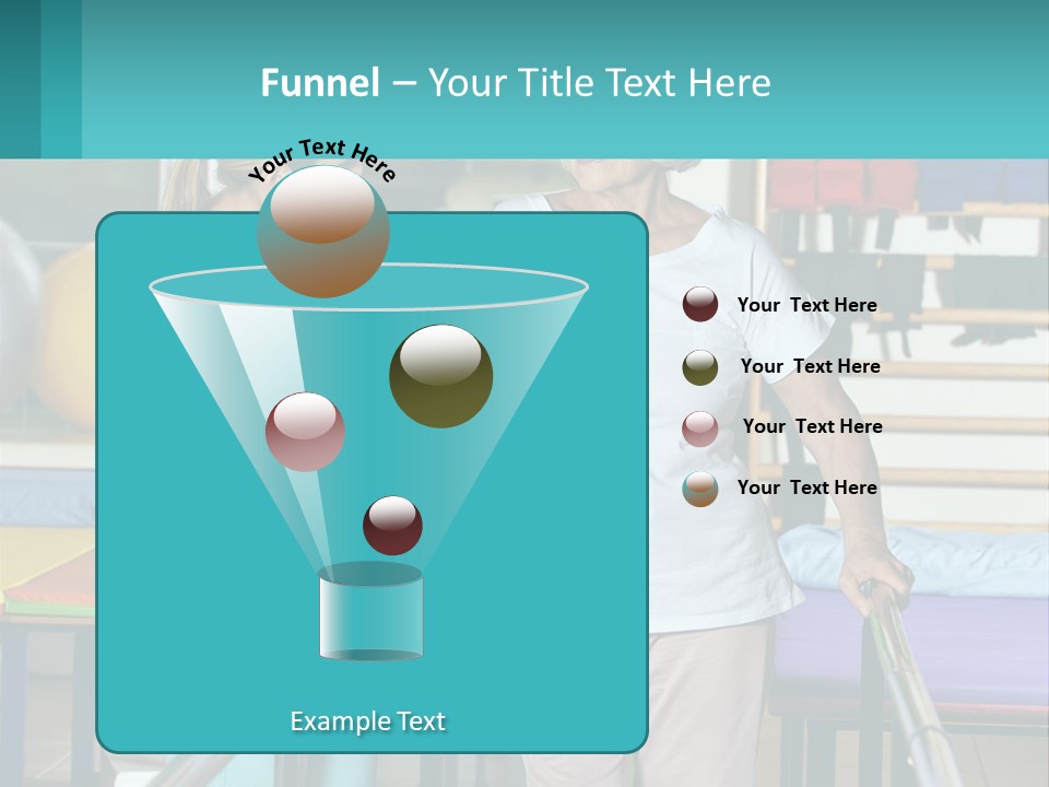 A Nurse And A Patient Shaking Hands In A Hospital PowerPoint Template