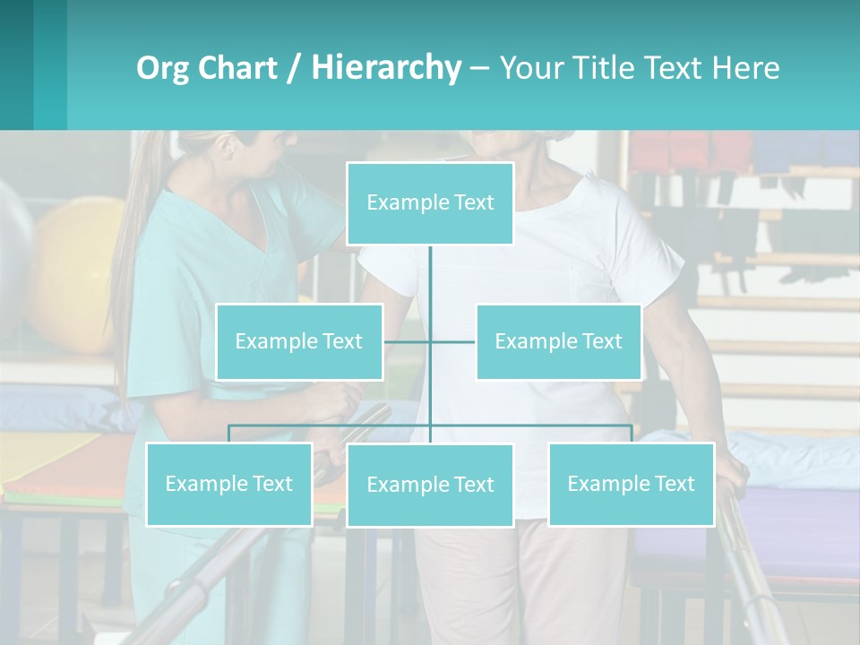 A Nurse And A Patient Shaking Hands In A Hospital PowerPoint Template