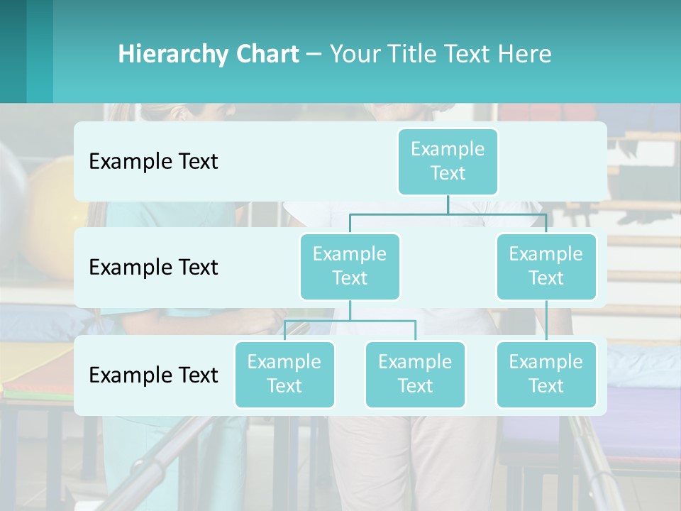 A Nurse And A Patient Shaking Hands In A Hospital PowerPoint Template