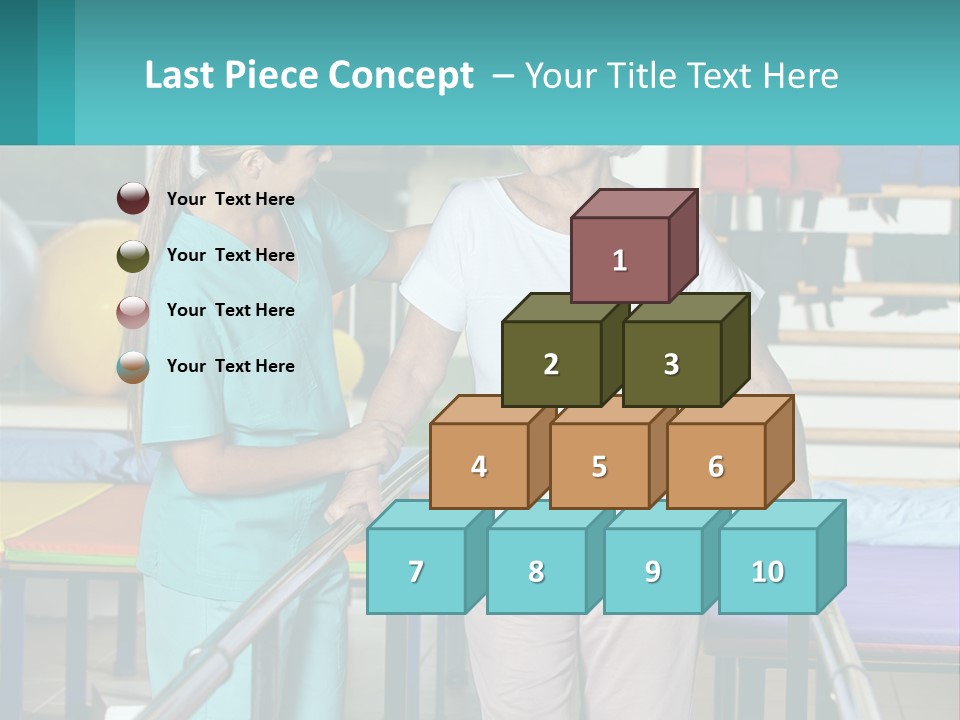 A Nurse And A Patient Shaking Hands In A Hospital PowerPoint Template