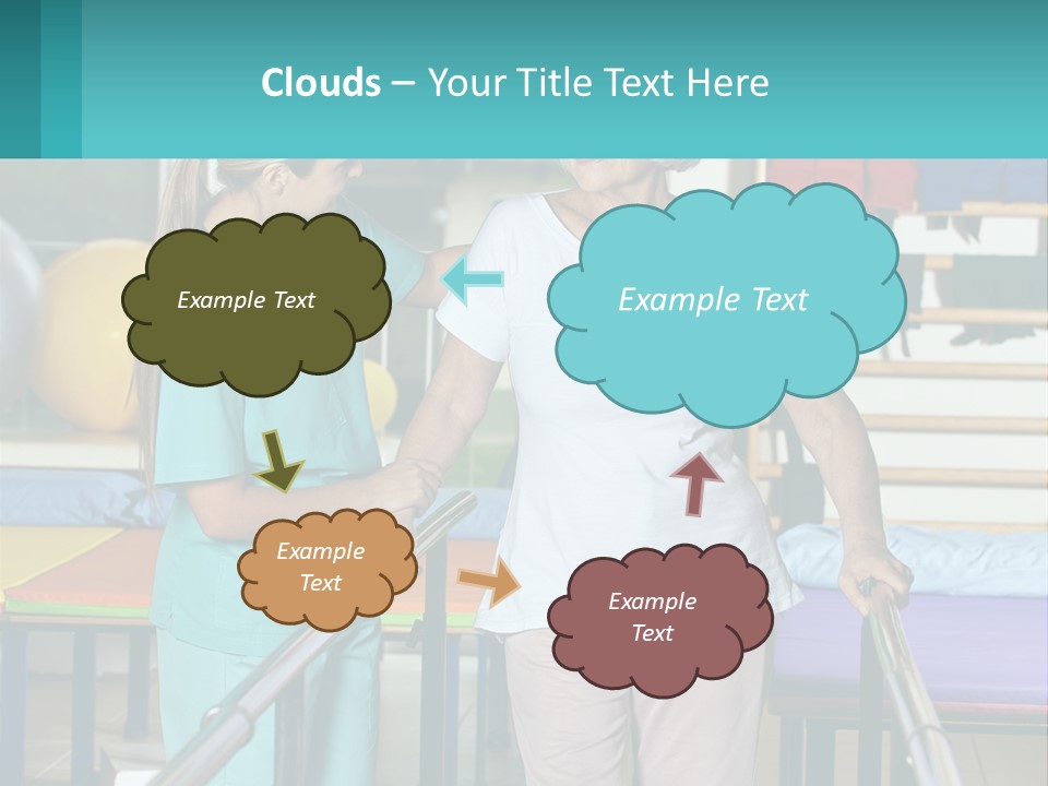 A Nurse And A Patient Shaking Hands In A Hospital PowerPoint Template