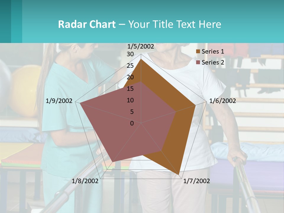A Nurse And A Patient Shaking Hands In A Hospital PowerPoint Template
