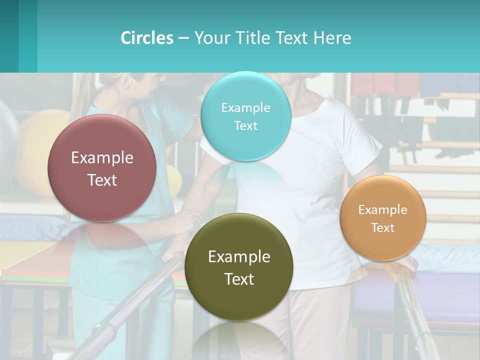 A Nurse And A Patient Shaking Hands In A Hospital PowerPoint Template
