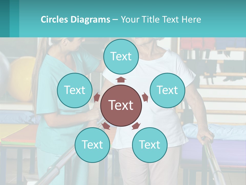 A Nurse And A Patient Shaking Hands In A Hospital PowerPoint Template