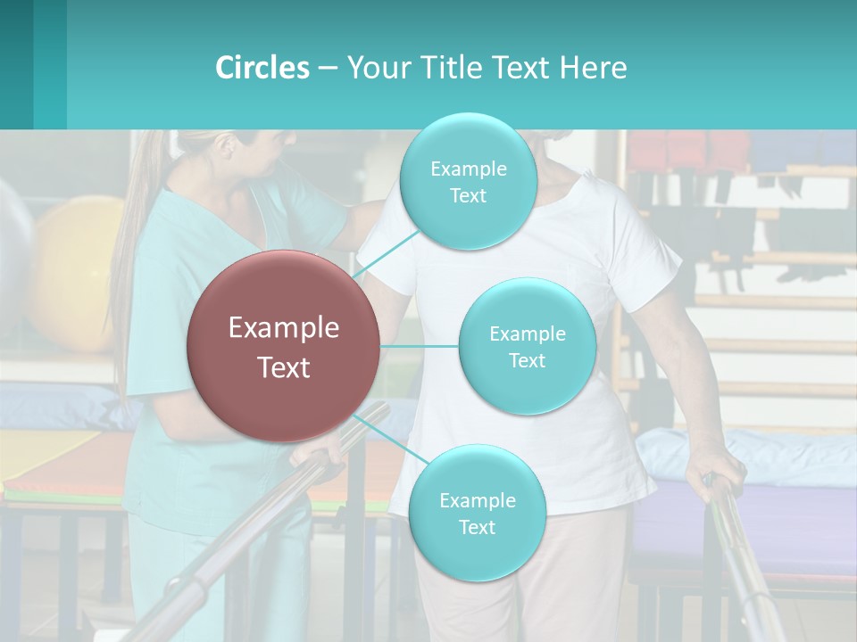 A Nurse And A Patient Shaking Hands In A Hospital PowerPoint Template