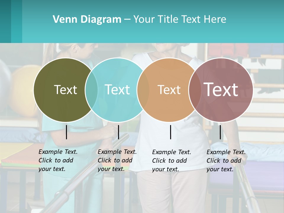 A Nurse And A Patient Shaking Hands In A Hospital PowerPoint Template