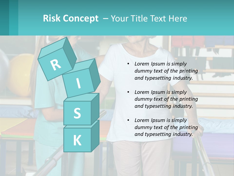 A Nurse And A Patient Shaking Hands In A Hospital PowerPoint Template