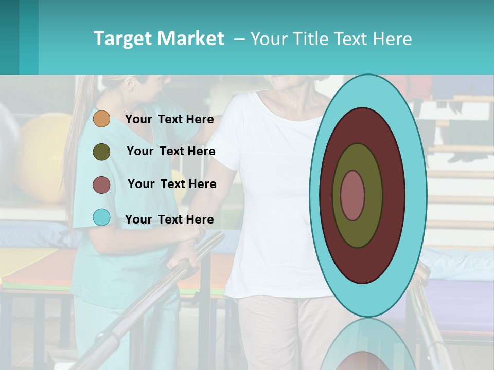 A Nurse And A Patient Shaking Hands In A Hospital PowerPoint Template