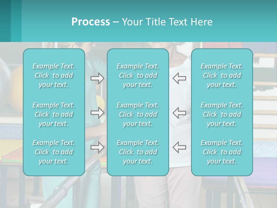A Nurse And A Patient Shaking Hands In A Hospital PowerPoint Template