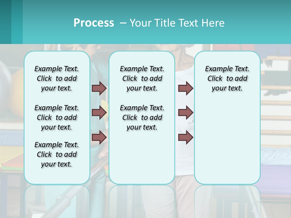 A Nurse And A Patient Shaking Hands In A Hospital PowerPoint Template