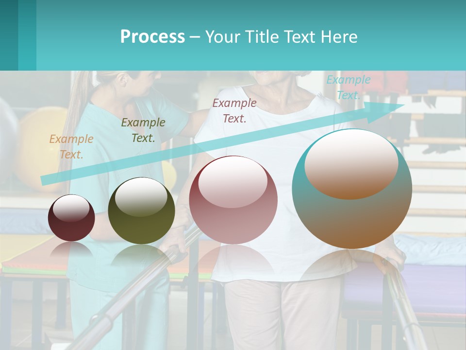 A Nurse And A Patient Shaking Hands In A Hospital PowerPoint Template