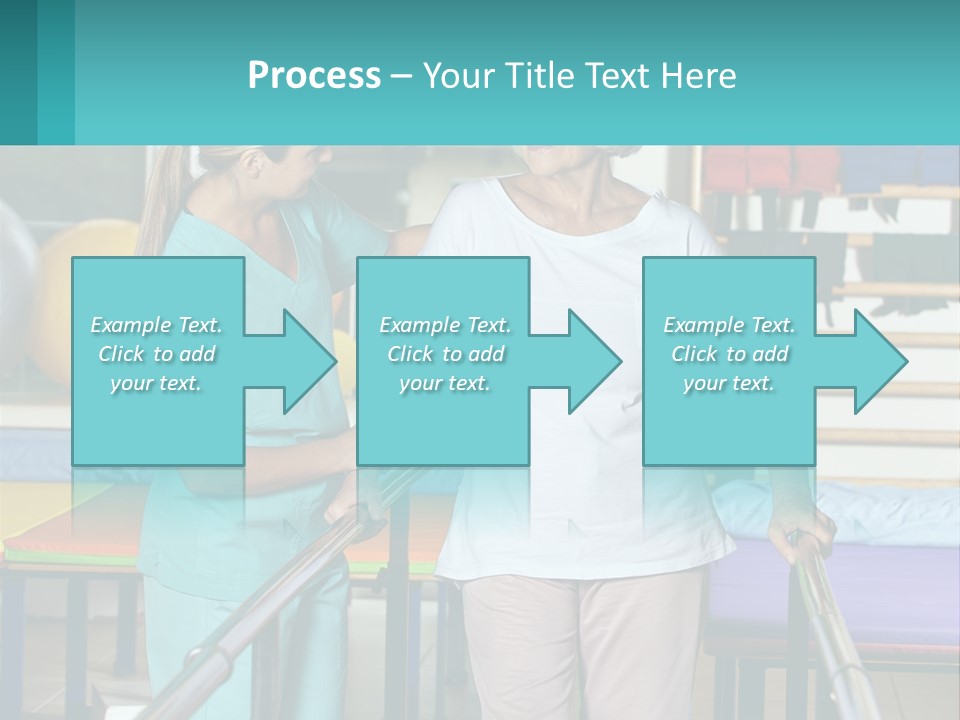 A Nurse And A Patient Shaking Hands In A Hospital PowerPoint Template