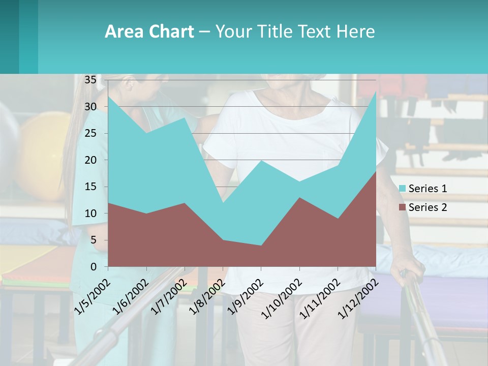 A Nurse And A Patient Shaking Hands In A Hospital PowerPoint Template