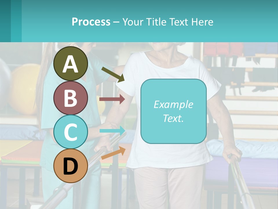 A Nurse And A Patient Shaking Hands In A Hospital PowerPoint Template