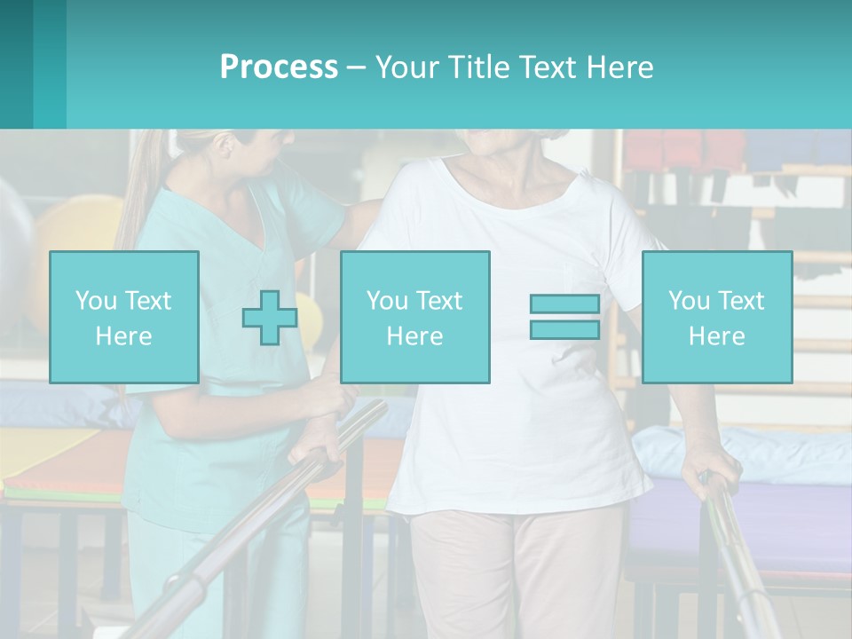 A Nurse And A Patient Shaking Hands In A Hospital PowerPoint Template