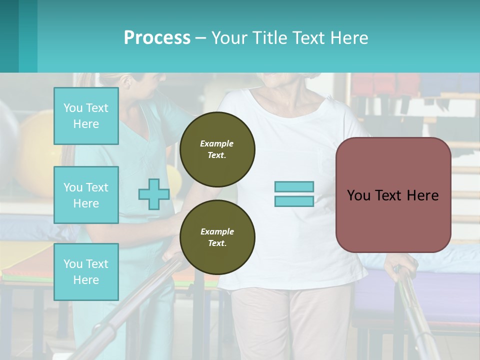 A Nurse And A Patient Shaking Hands In A Hospital PowerPoint Template