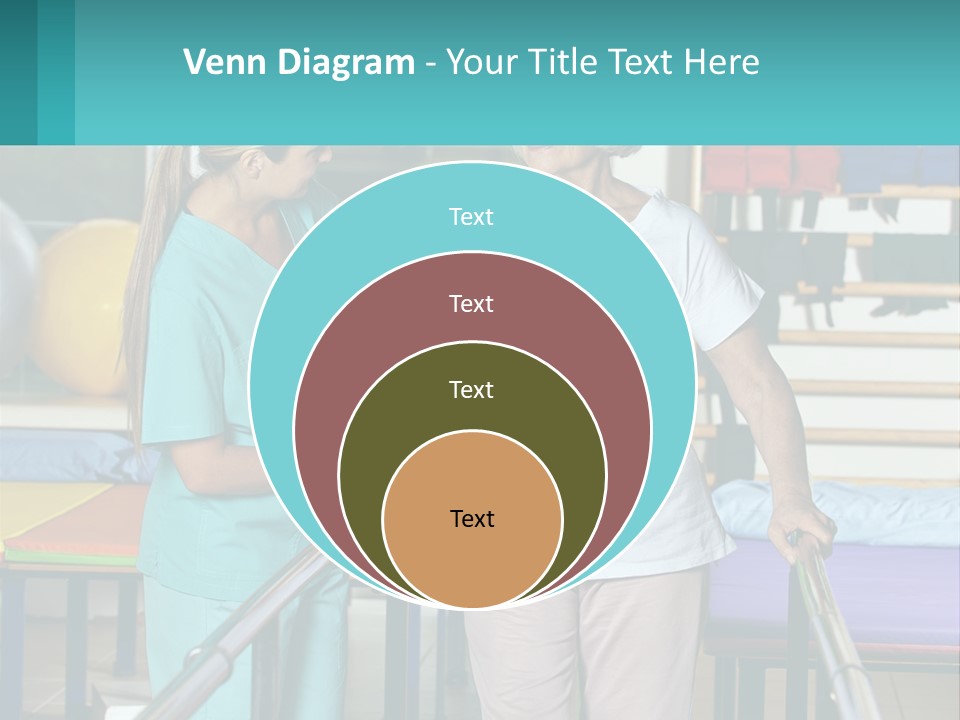 A Nurse And A Patient Shaking Hands In A Hospital PowerPoint Template