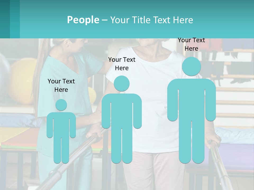 A Nurse And A Patient Shaking Hands In A Hospital PowerPoint Template