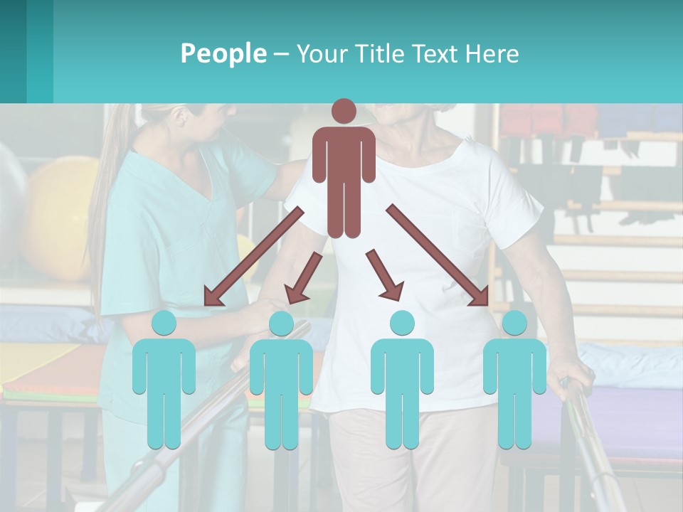 A Nurse And A Patient Shaking Hands In A Hospital PowerPoint Template