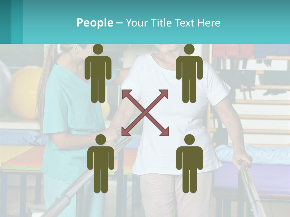 A Nurse And A Patient Shaking Hands In A Hospital PowerPoint Template