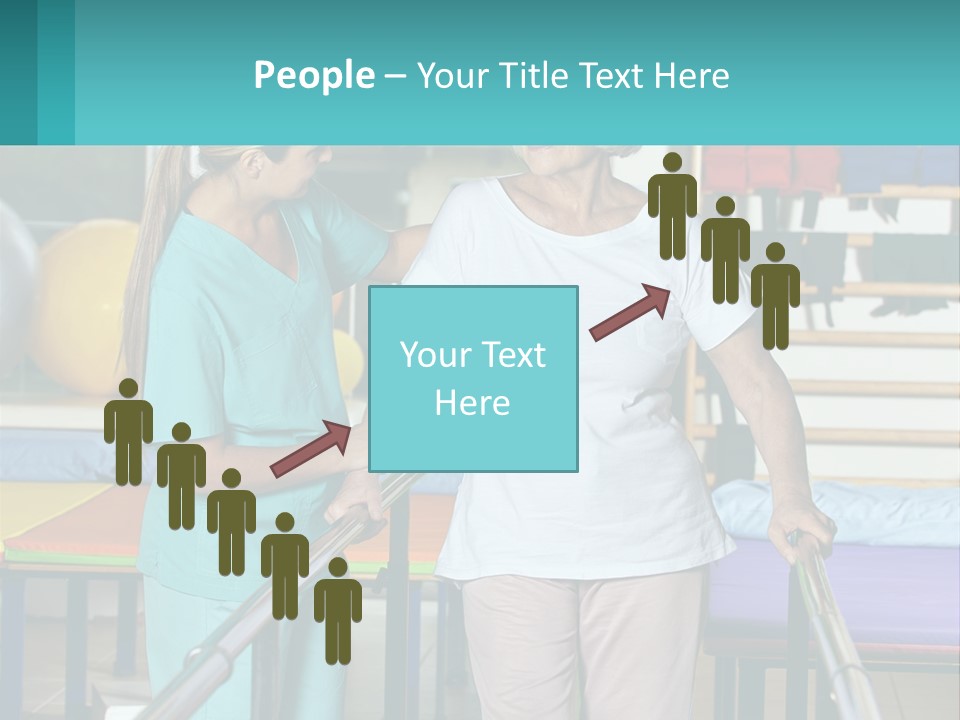 A Nurse And A Patient Shaking Hands In A Hospital PowerPoint Template