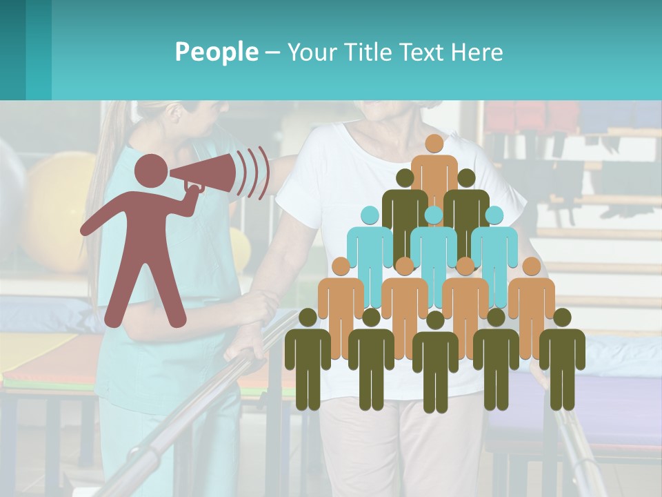 A Nurse And A Patient Shaking Hands In A Hospital PowerPoint Template