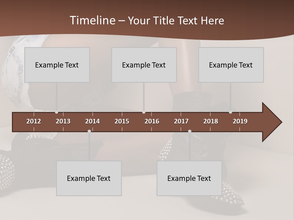 A Woman Sitting On A Couch With Her Legs Crossed PowerPoint Template