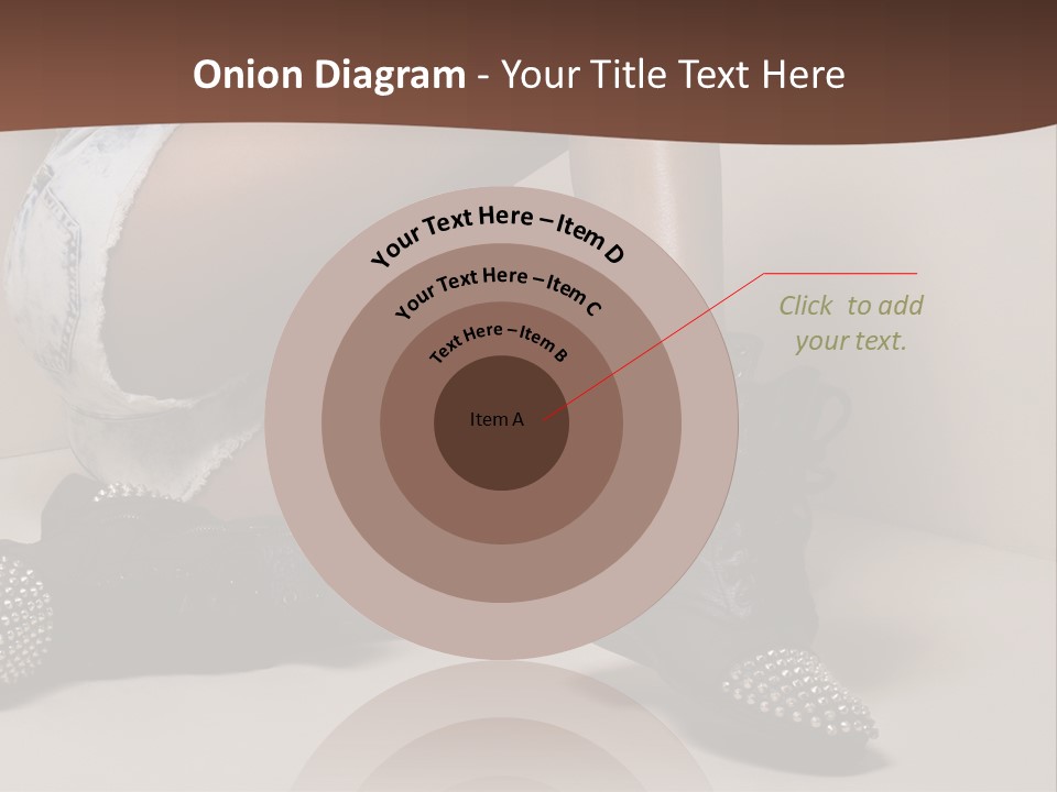 A Woman Sitting On A Couch With Her Legs Crossed PowerPoint Template