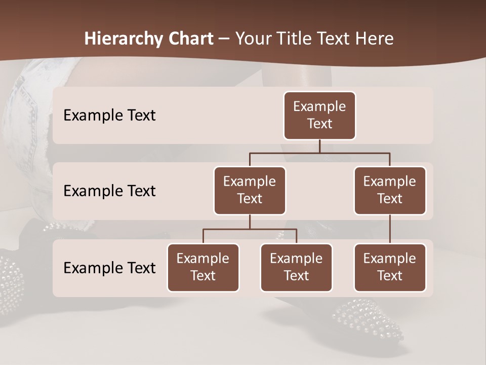 A Woman Sitting On A Couch With Her Legs Crossed PowerPoint Template