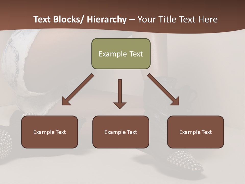 A Woman Sitting On A Couch With Her Legs Crossed PowerPoint Template