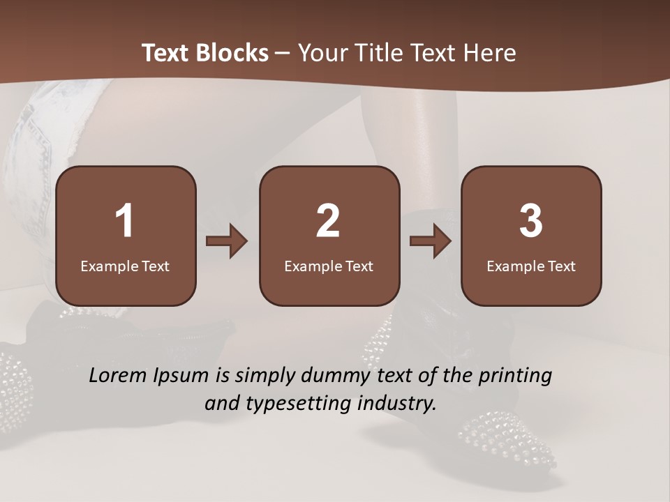 A Woman Sitting On A Couch With Her Legs Crossed PowerPoint Template