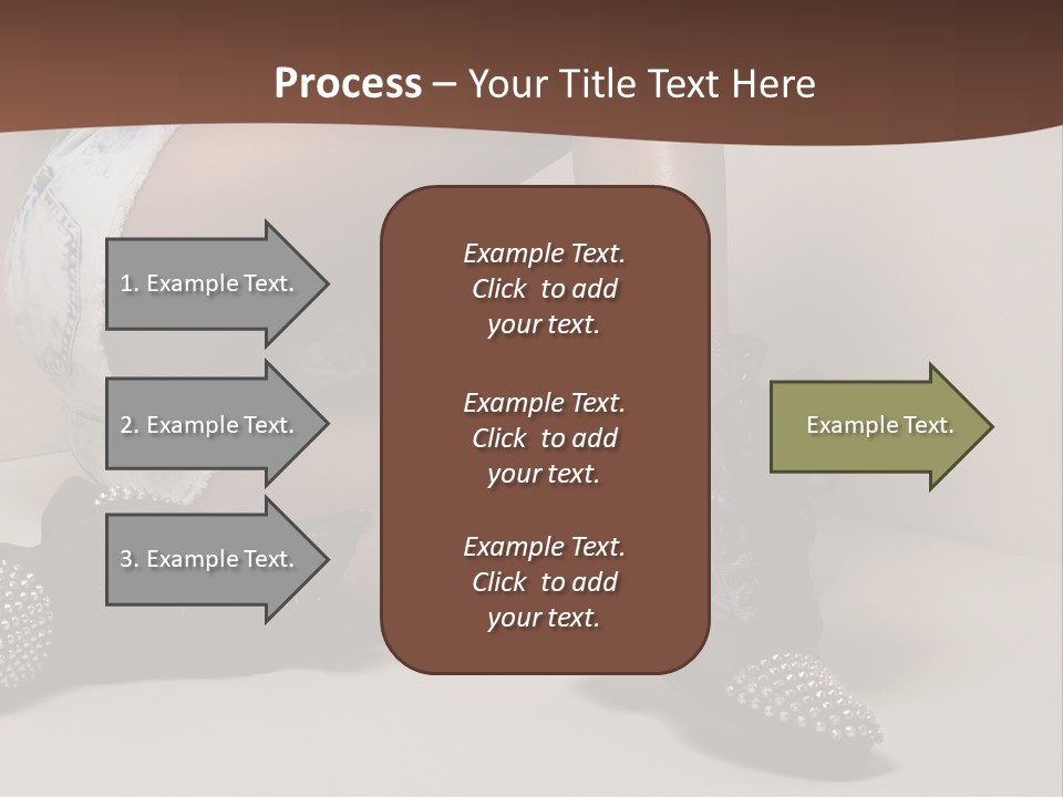 A Woman Sitting On A Couch With Her Legs Crossed PowerPoint Template