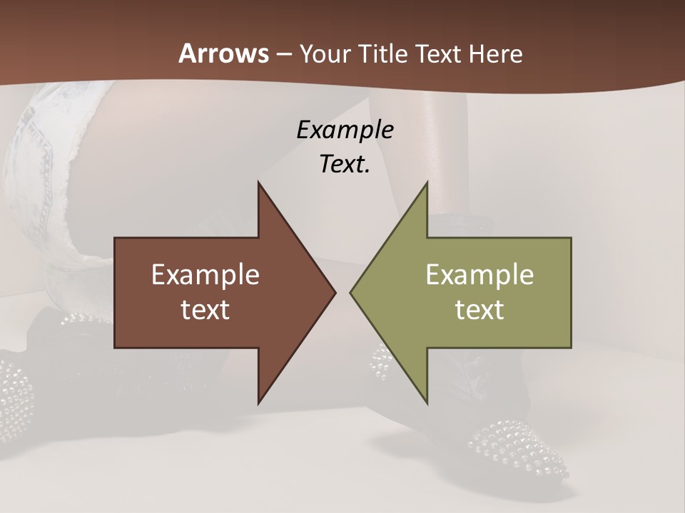 A Woman Sitting On A Couch With Her Legs Crossed PowerPoint Template