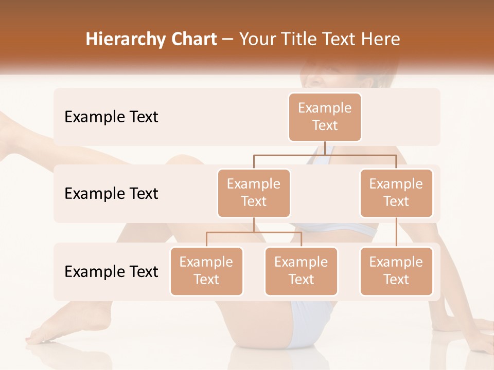 A Woman In A Blue Bikini Sitting On The Floor PowerPoint Template