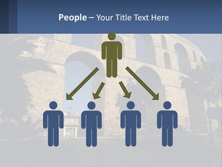 A Large Brick Structure With Arches In The Middle Of It PowerPoint Template