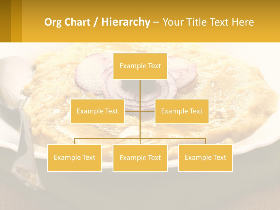 A Plate Of Food With A Fork And Knife PowerPoint Template