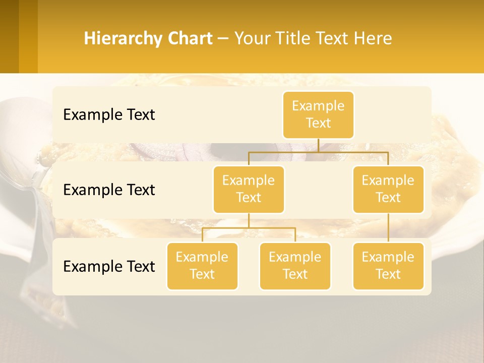 A Plate Of Food With A Fork And Knife PowerPoint Template
