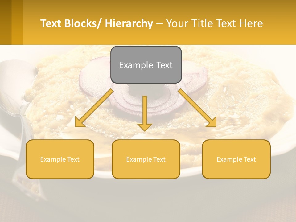 A Plate Of Food With A Fork And Knife PowerPoint Template