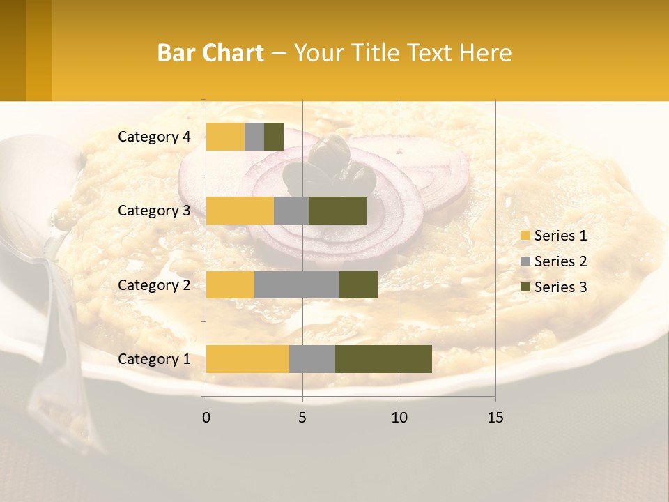A Plate Of Food With A Fork And Knife PowerPoint Template