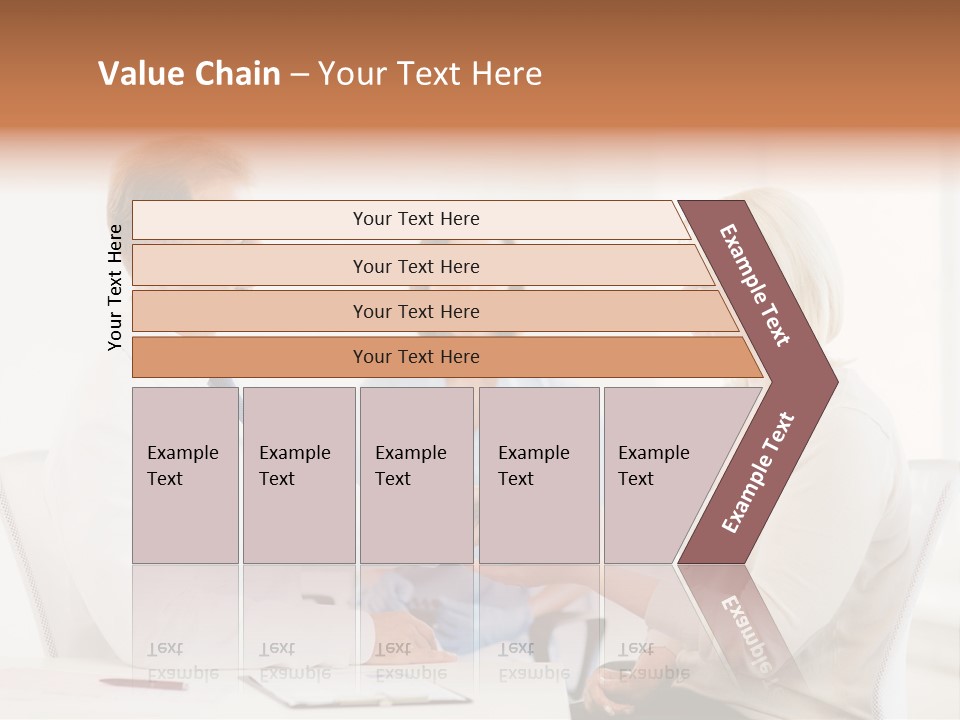 A Doctor Presenting Something To A Woman In A Meeting Room PowerPoint Template