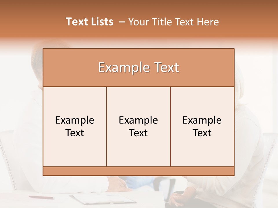 A Doctor Presenting Something To A Woman In A Meeting Room PowerPoint Template
