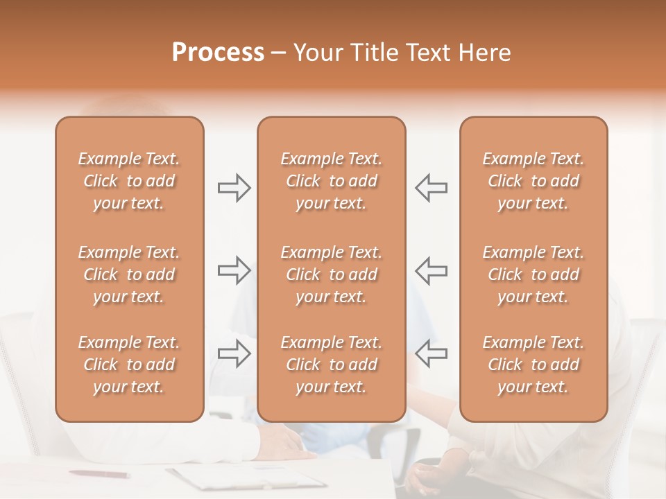A Doctor Presenting Something To A Woman In A Meeting Room PowerPoint Template