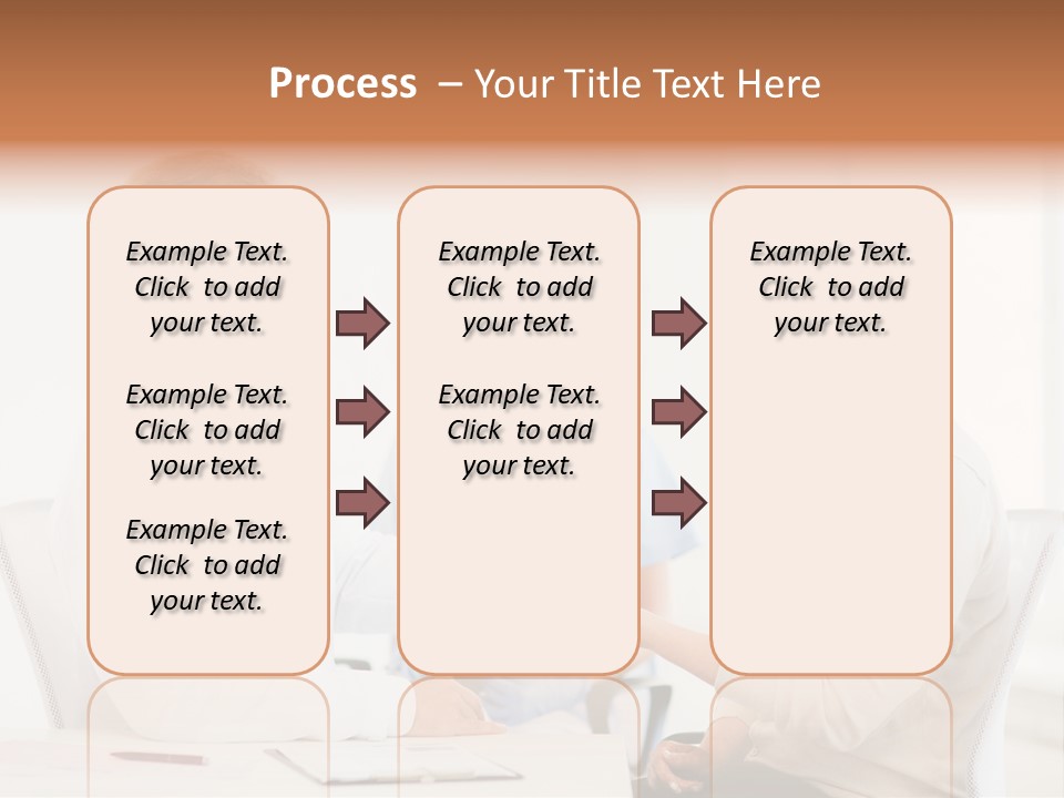 A Doctor Presenting Something To A Woman In A Meeting Room PowerPoint Template