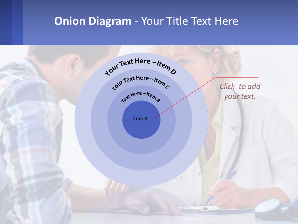 A Doctor Writing On A Clipboard Next To A Patient PowerPoint Template