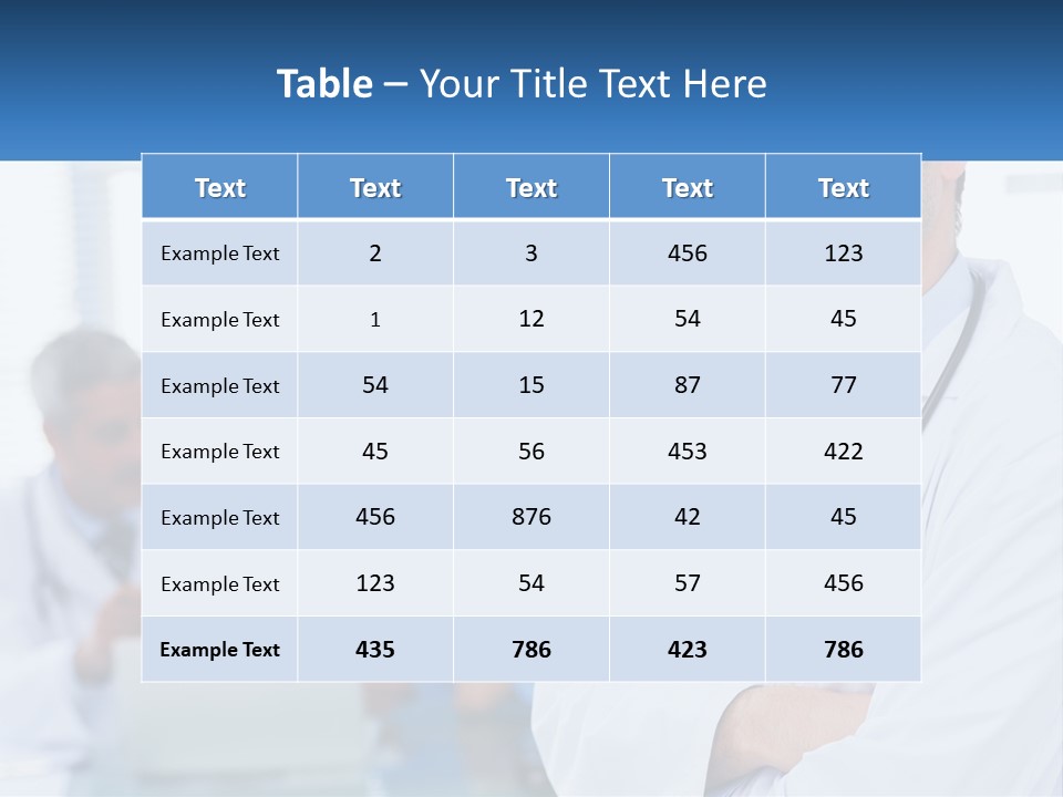 A Doctor Standing In Front Of A Laptop Computer PowerPoint Template