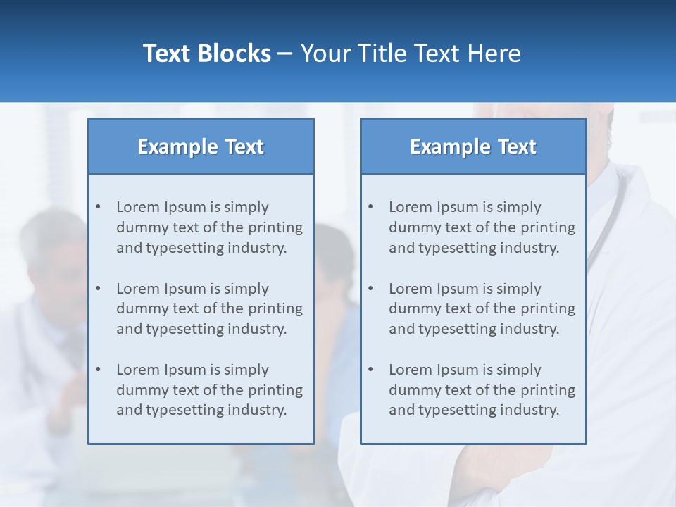 A Doctor Standing In Front Of A Laptop Computer PowerPoint Template