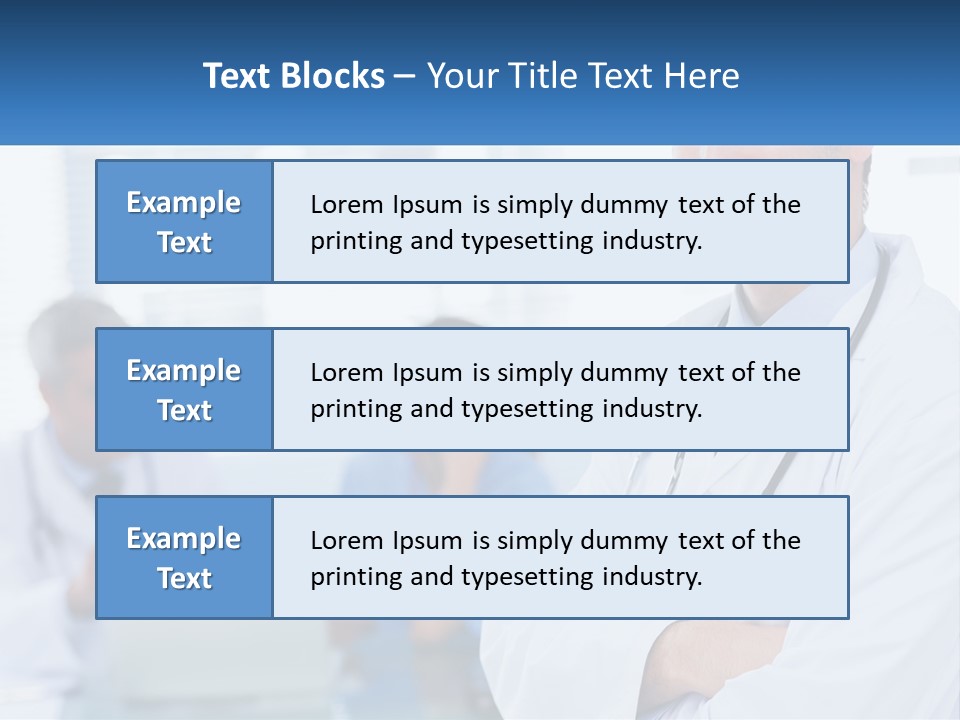 A Doctor Standing In Front Of A Laptop Computer PowerPoint Template